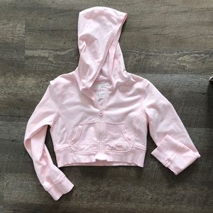 Girls Limited too Pink Zip-up Hoodie size 8